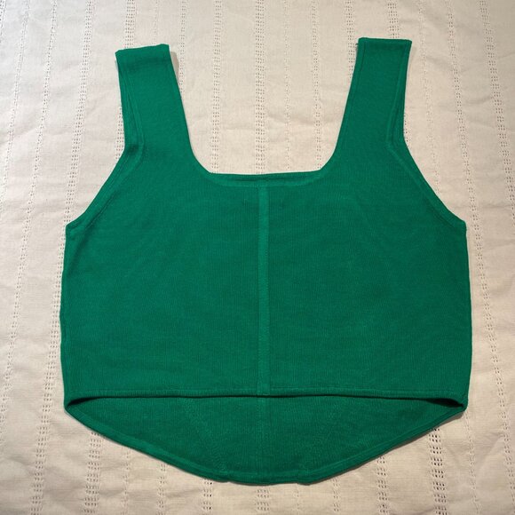 NEW Green crop top size XL - Picture 2 of 5